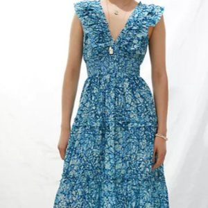 Anthropologie Ruffled Maxi Dress - M - Love/Label